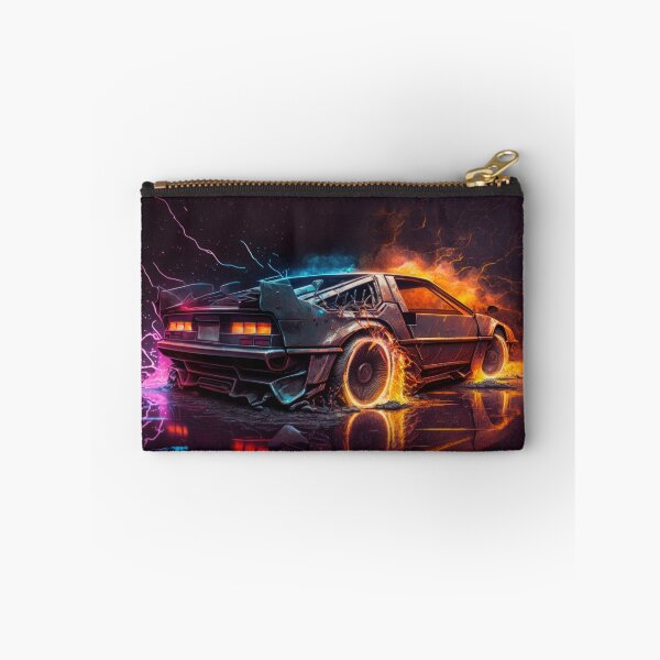 Item preview, Delorean abstract neon lights digital art designed and sold by fr4nk87.