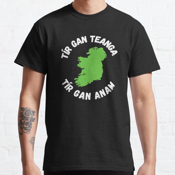 Item preview, Tír Gan Teanga Tír Gan Anam Gaeilge Irish proverb  designed and sold by Irishprints.
