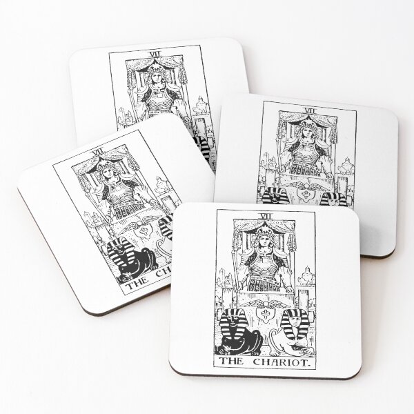 Item preview, The Chariot Tarot in black designed and sold by winterwinter.