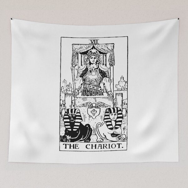 Item preview, The Chariot Tarot in black designed and sold by winterwinter.