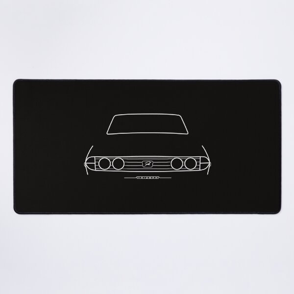 Item preview, Triumph Stag classic car outline graphic (white) designed and sold by soitwouldseem.