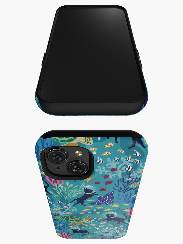 Feline Seabed Exploration iPhone Case