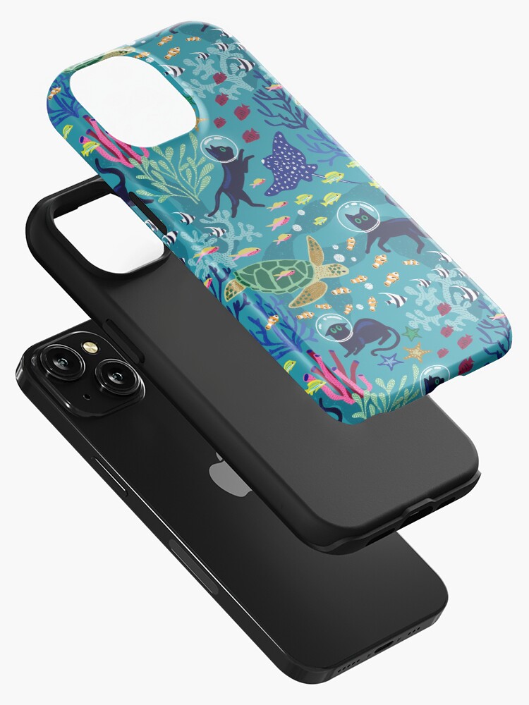 Feline Seabed Exploration iPhone Case