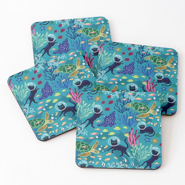 Item preview, Feline Seabed Exploration designed and sold by TigaTiga.