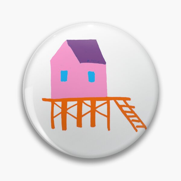 Item preview, Pink beach house designed and sold by aniazwaradesign.