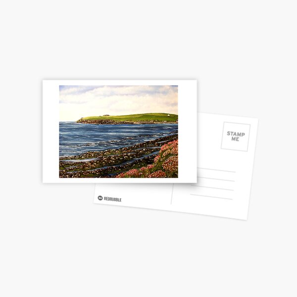 "Kilbaha - county Clare, Ireland" - Oil Painting Postcard
