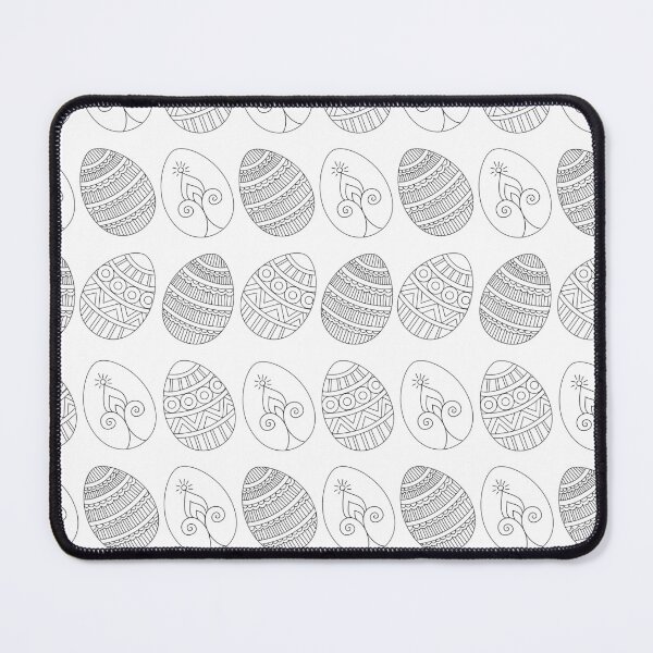 Item preview, Easter eggs pattern white background, Easter celebration pattern designed and sold by HariniArts.