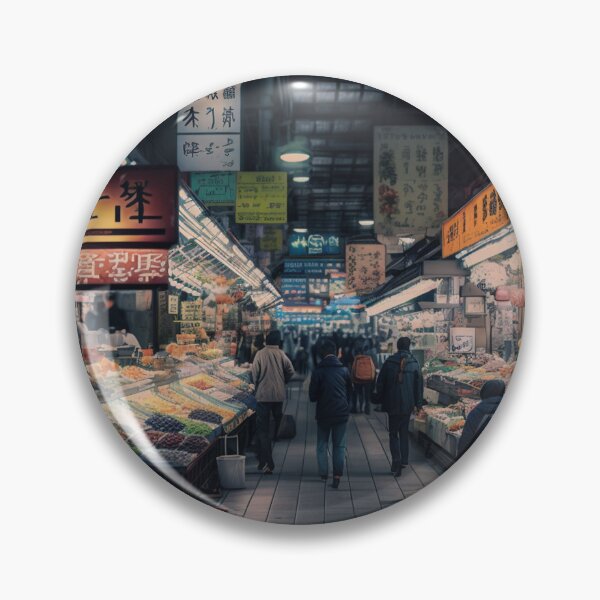 Item preview, Tokyo Bustling Markets: A Visual Feast designed and sold by trendarmy.