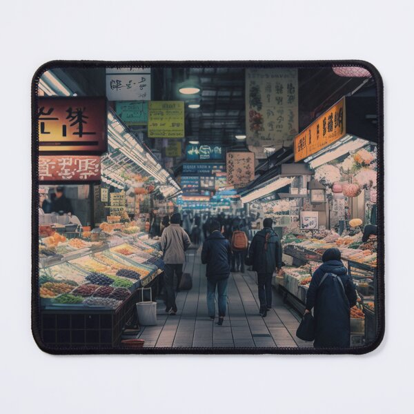 Item preview, Tokyo Bustling Markets: A Visual Feast designed and sold by trendarmy.