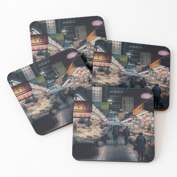 Item preview, Tokyo Bustling Markets: A Visual Feast designed and sold by trendarmy.