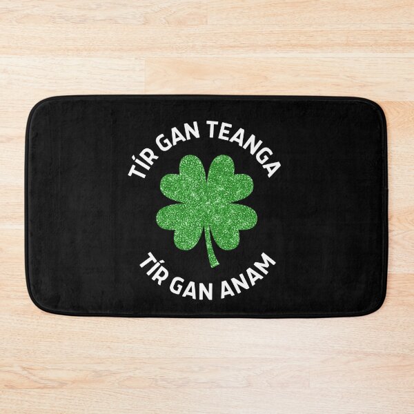 Item preview, Tír Gan Teanga Tír Gan Anam Gaeilge Irish Shamrock designed and sold by Irishprints.