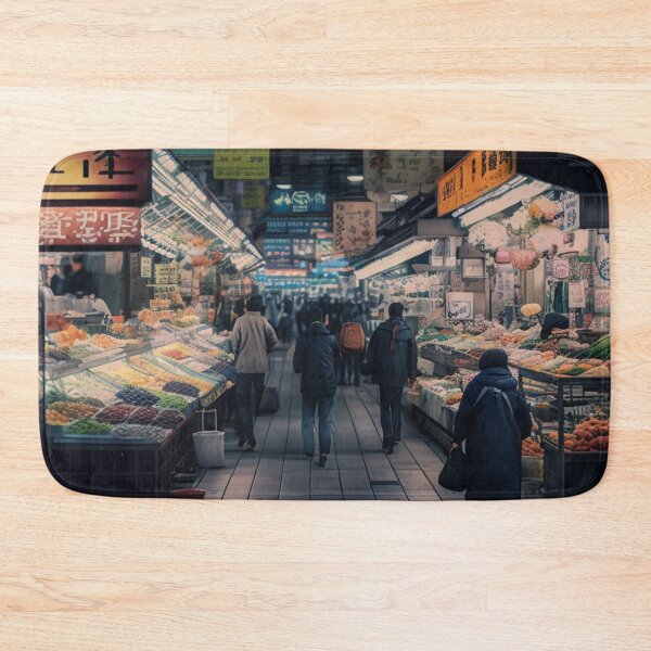 Item preview, Tokyo Bustling Markets: A Visual Feast designed and sold by trendarmy.