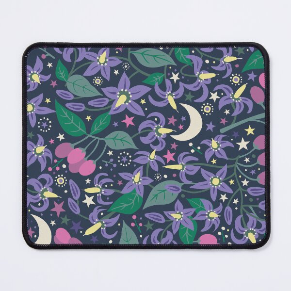 Item preview, Bittersweet Nightshade - Pink - floral pattern of this poisonous plant - Cecca Designs designed and sold by Cecca-Designs.