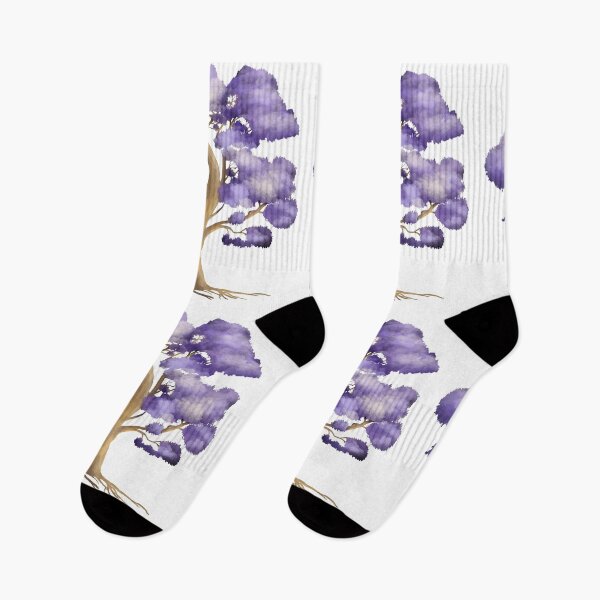 Item preview, Purple Jacaranda Tree Watercolor designed and sold by Victoria Lehnard.