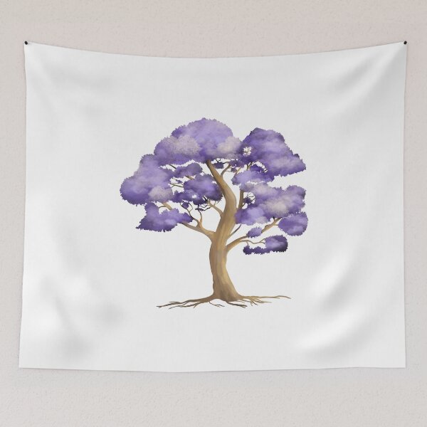Item preview, Purple Jacaranda Tree Watercolor designed and sold by Victoria Lehnard.