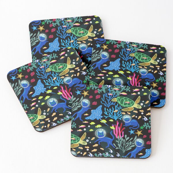 Item preview, Feline Seabed Exploration - Deep Sea designed and sold by TigaTiga.