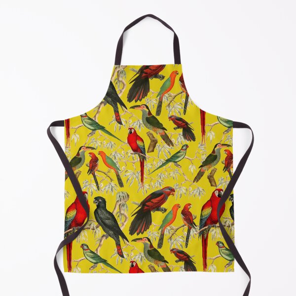 Item preview, Eye-Catching Tropical Bird Pattern - Yellow designed and sold by CharlieCreates.