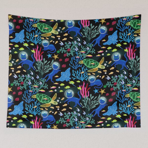 Item preview, Feline Seabed Exploration - Deep Sea designed and sold by TigaTiga.