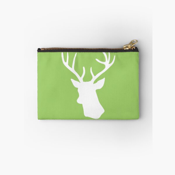Item preview, Green Stag Deer Head Silhouette - Lime Reindeer designed and sold by inspirationzgal.