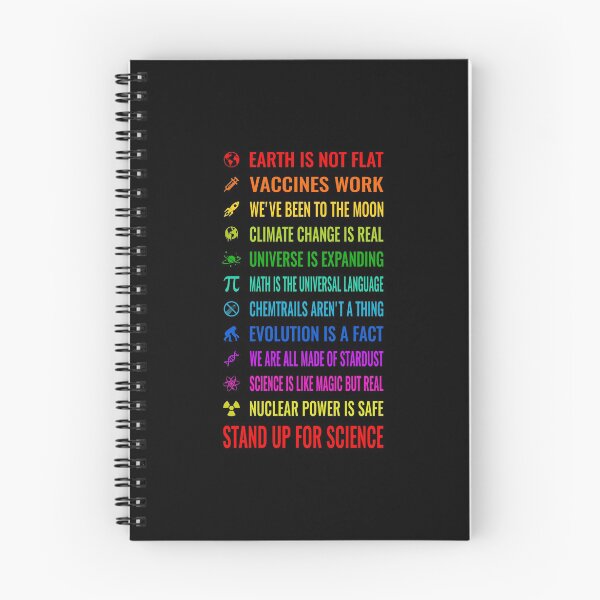 Item preview, Earth is not flat! Vaccines work! Weve been to the moon! Chemtrails arent a thing! Climate change is real! Stand up for science! Universe is expanding! Nuclear power is safe! designed and sold by simbamerch.
