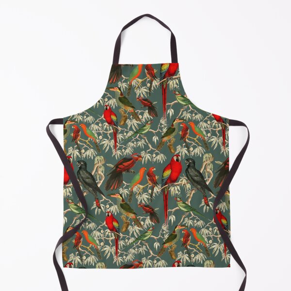 Item preview, Colorful Parrot and Tropical Bird Print - green designed and sold by CharlieCreates.