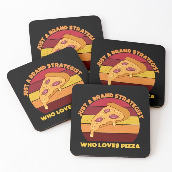 Item preview, Just a brand strategist who loves pizza, funny pizza lovers, brand strategist job ,brand strategist humor, joke, meme, foodie worker, funny food lover sayings designed and sold by SGS-.