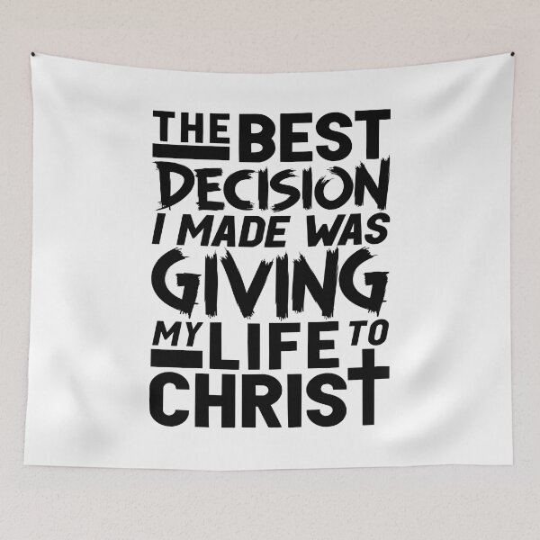 Item preview, The Best Decision I Made Was Giving My Life To Christ designed and sold by plushism.