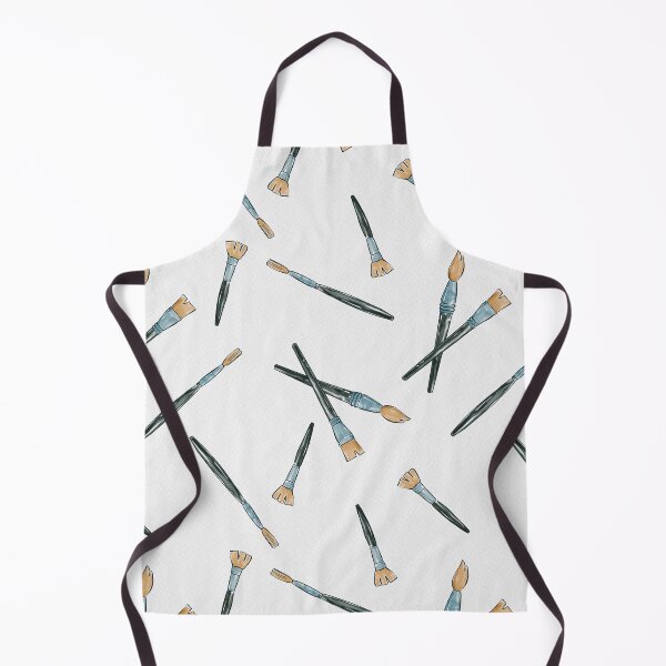 Item preview, Watercolor Paints Brushes Pattern designed and sold by Farissa Designs.
