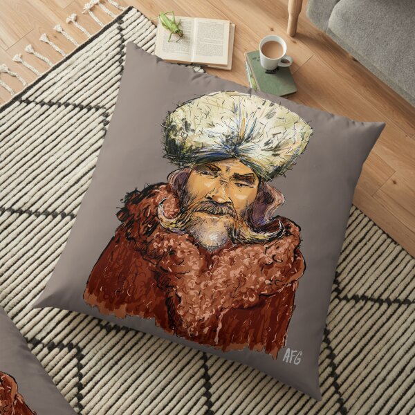 Mountain Man Floor Pillow