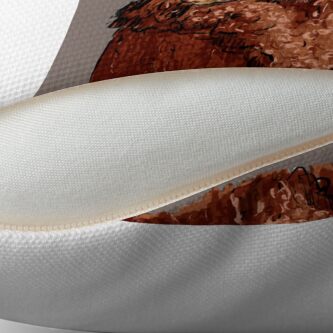 Alternate view of Mountain Man Floor Pillow