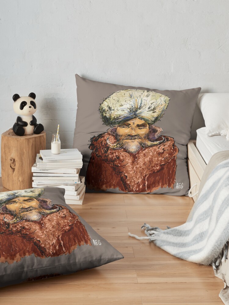 Alternate view of Mountain Man Floor Pillow