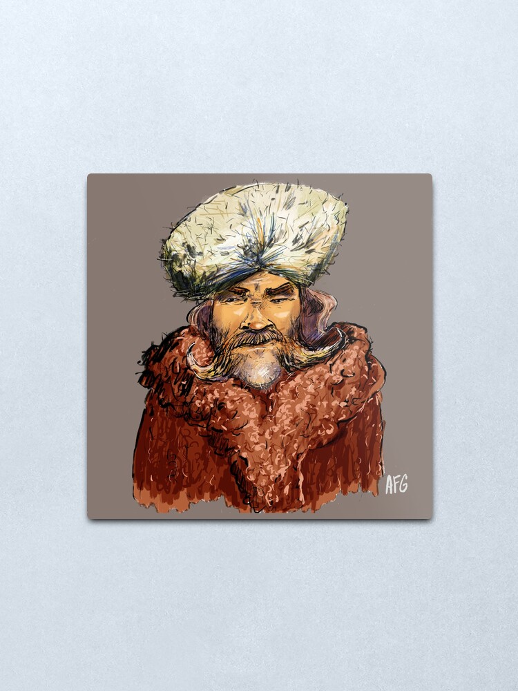 Alternate view of Mountain Man Metal Print