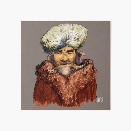 Mountain Man Art Board Print