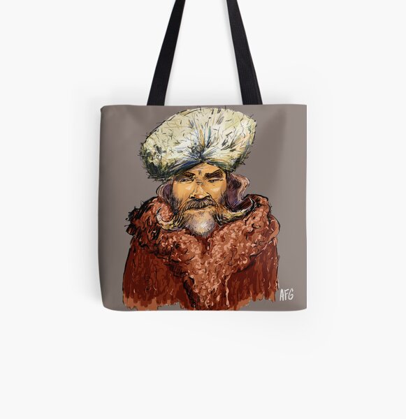 Mountain Man All Over Print Tote Bag