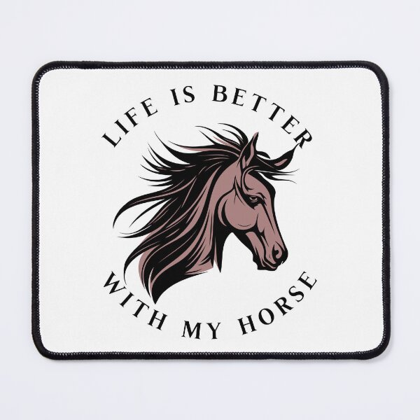Item preview, Cute Life Is Better With My Horse, Horse Riding Apparel designed and sold by DesignElite.