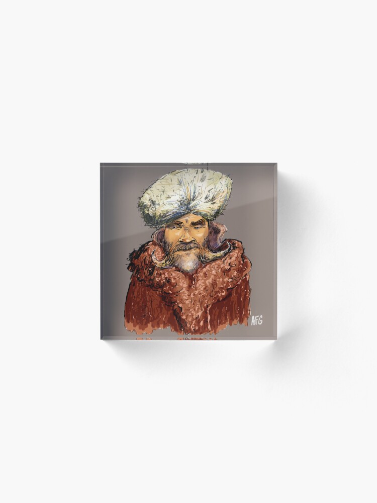 Alternate view of Mountain Man Acrylic Block