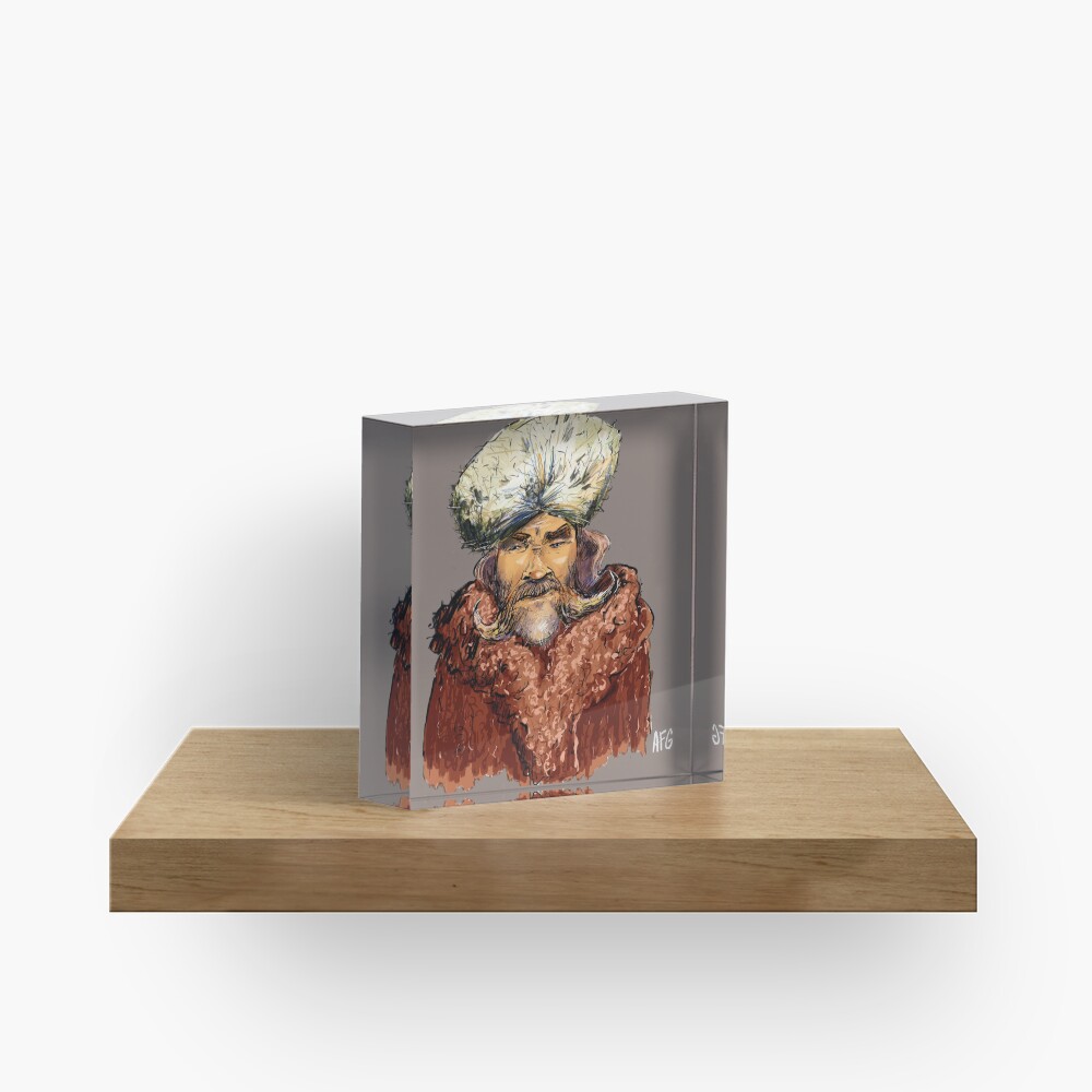 Mountain Man Acrylic Block