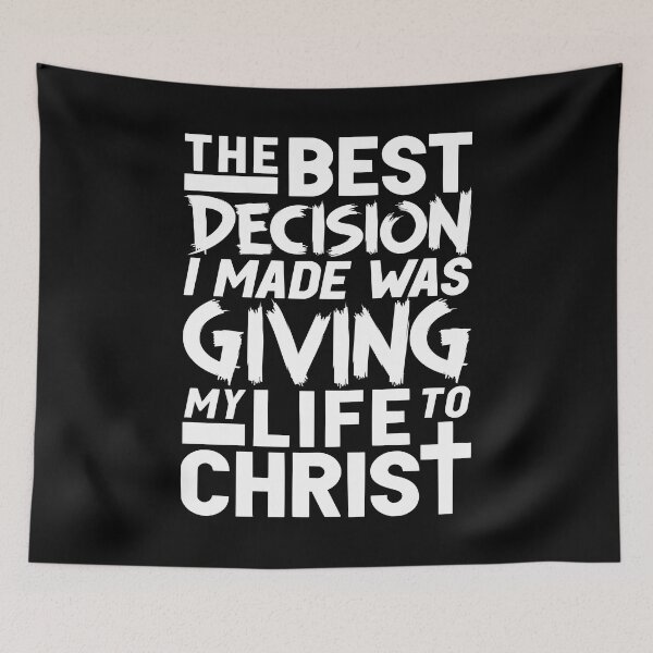 Item preview, The Best Decision I Made Was Giving My Life To Christ designed and sold by plushism.