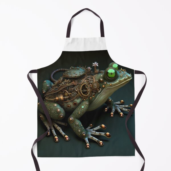 Item preview, Steampunk Frog designed and sold by Rubyblossom.