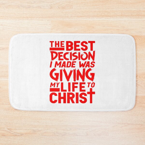 Item preview, The Best Decision I Made Was Giving My Life To Christ designed and sold by plushism.