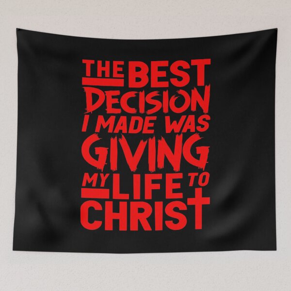 Item preview, The Best Decision I Made Was Giving My Life To Christ designed and sold by plushism.