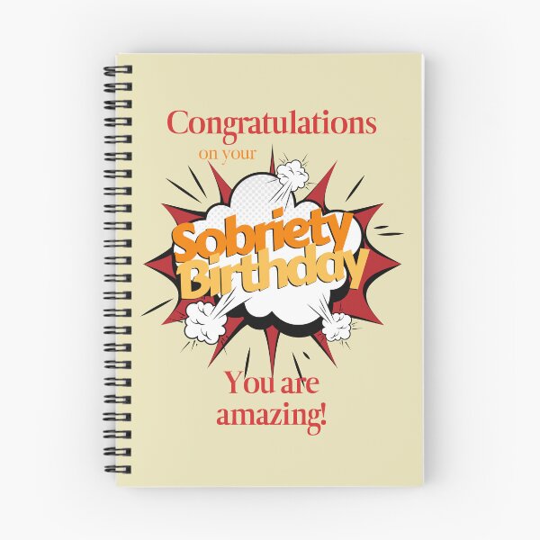 Item preview, Sobriety Birthday Pow! - AA Congratulations designed and sold by superbling.