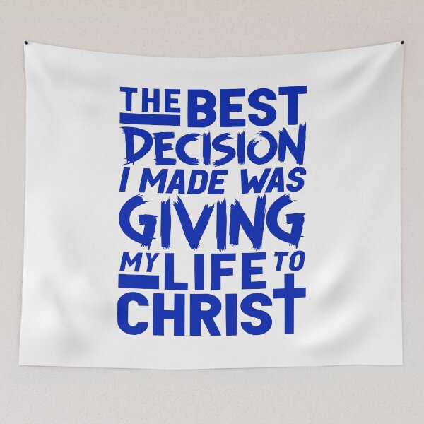 Item preview, The Best Decision I Made Was Giving My Life To Christ designed and sold by plushism.