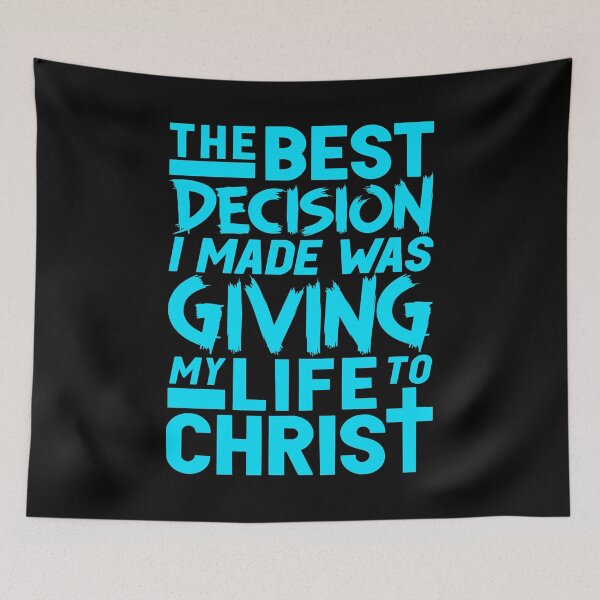 Item preview, The Best Decision I Made Was Giving My Life To Christ designed and sold by plushism.