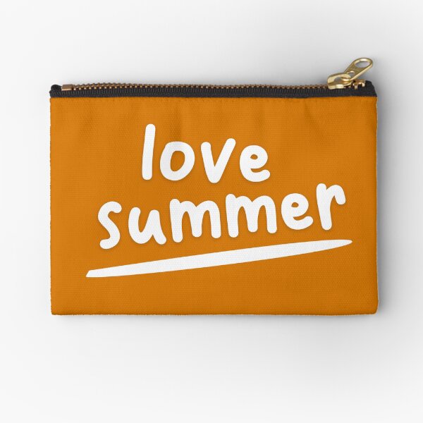 Love Summer Zipper Pouch