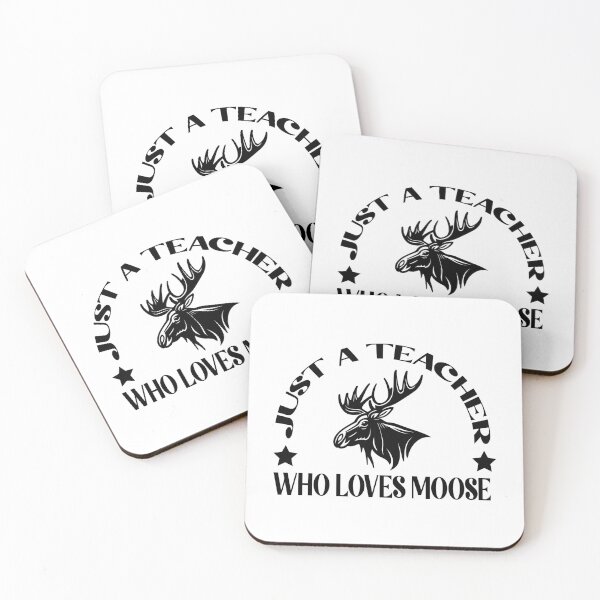 Item preview, just a teacher who loves moose designed and sold by amersoliman.
