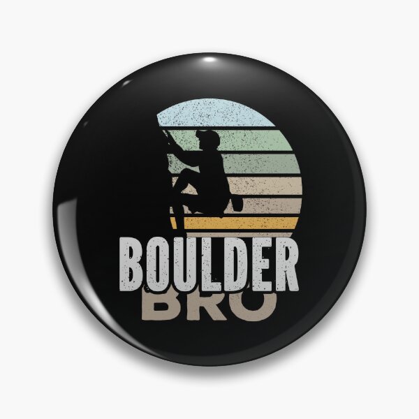 Item preview, Boulder Bro Climbing Adventure Vintage Men Women designed and sold by Designer-Girl.