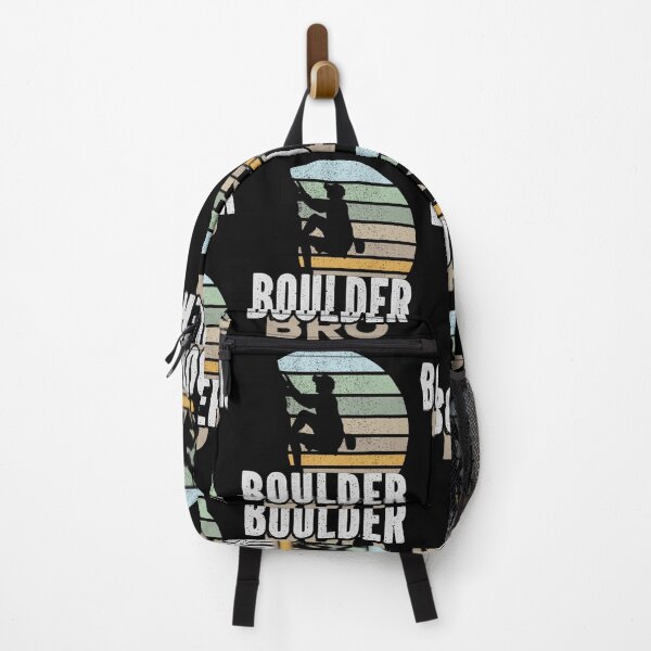Item preview, Boulder Bro Climbing Adventure Vintage Men Women designed and sold by Designer-Girl.