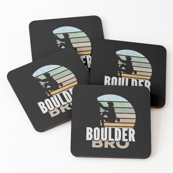Item preview, Boulder Bro Climbing Adventure Vintage Men Women designed and sold by Designer-Girl.