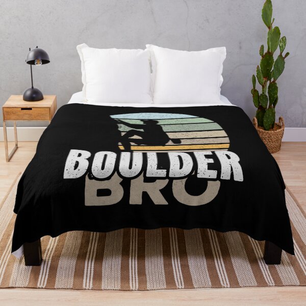 Item preview, Boulder Bro Climbing Adventure Vintage Men Women designed and sold by Designer-Girl.